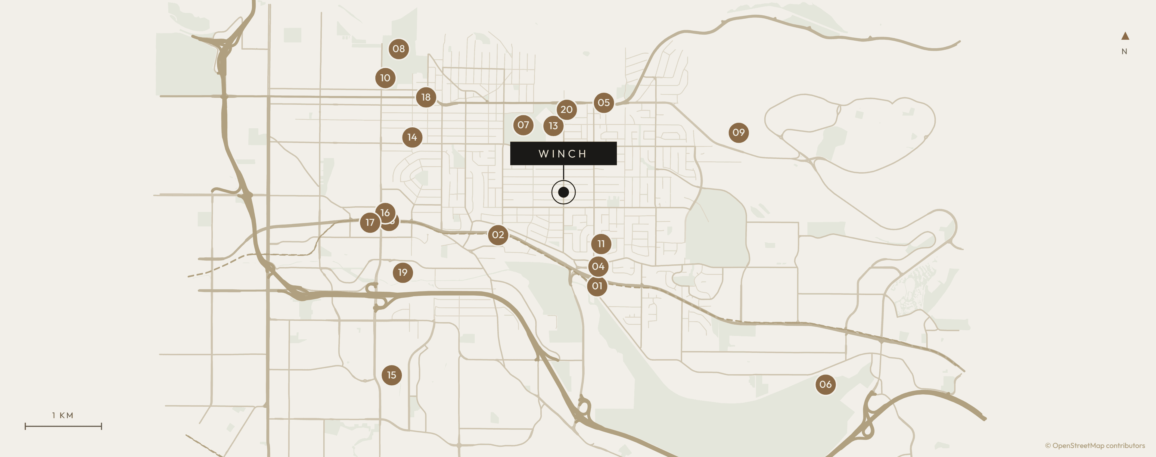 Map of 6503 Winch Street, Burnaby BC